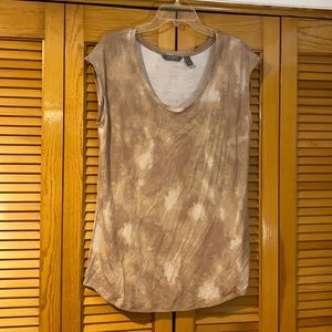 Lisa Rinna sleeveless top tans size medium